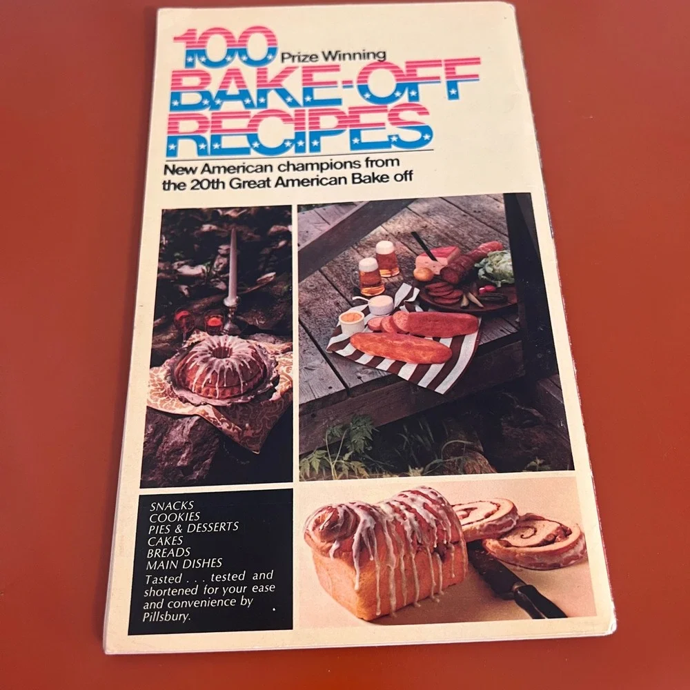 Vintage 1969 Pillsbury‎ 100 Bake-Off Recipes Cookbook 20th Anniversary Edition